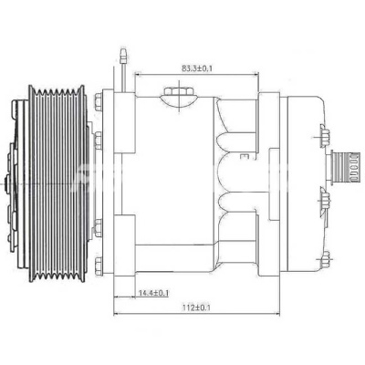 Компрессор RC-U0827К MOTORCOOL